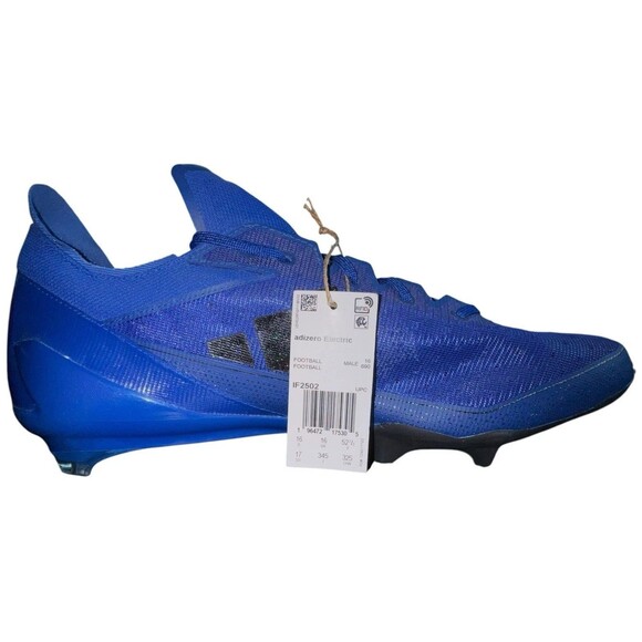 Adidas Mens Size 17 Football Cleats Molded Adizero Electric Blue IF2502 New